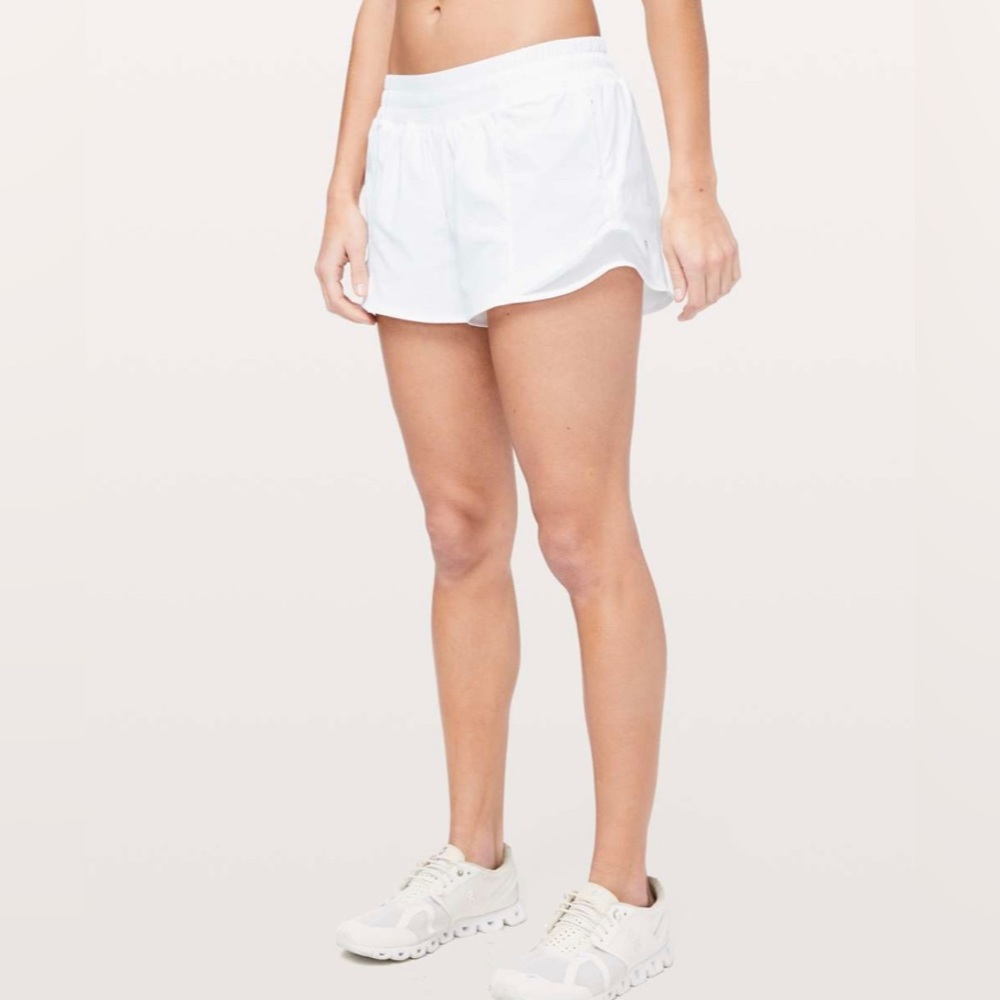 Lululemon Hotty Hot Short II *Long 4" | Color: White